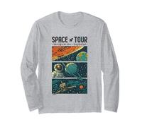 Tour Espacial Futuro Multiplanetario del Planeta Tierra Manga Larga