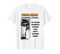 Tour Mundial Eterno Verano Helado Coco Surf Yoga Camiseta