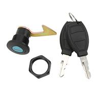 Tour Pak Lock, KIMISS Bloqueo de Maletero Trasero Juego de Llaves Aluminio Plástico Scooter Fitting Tail Lock Universal para Motocicletas Eléctricas Almacenamiento Trunk Scooters`(#3)