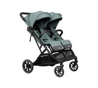 Tour Twin MAX de Casualplay Silla de paseo gemelar Verde Con 2 capazos