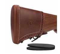 TOURBN Almohadillas de retroceso de cuero genuino para escopeta y rifle, almohadilla ajustable para culata