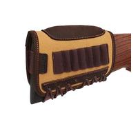 Tourbn Funda de munición para rifle de lona y piel, ajustable, para diestros