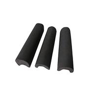 TOURBON Almohadillas de espuma EVA negra, paquete de 3 unidades