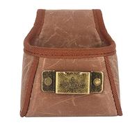 TOURBON - Bolsa de lona encerada para uñas, carpinteros, bolsa de herramientas, cinta métrica