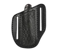 TOURBON Funda de Cuero para Navaja de Bolsillo para cinturón EDC Holster Penknife Tool Pouch Regalo Hecho a Mano