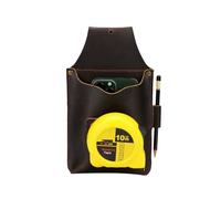 Tourbon - Funda organizadora de herramientas de piel, con soporte para cinta métrica