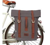 TOURBON Mochila de Lona Impermeable para Bicicleta, portátil, Mochila de Viaje, Mochila Escolar para Viajes al Aire Libre