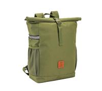 TOURBON Mochila de Nylon para Bicicleta con Bolso para Laptop, Tapa Enrollable, Alforja para Portaequipaje Trasero, Ideal para Viajes al Aire Libre e Senderismo