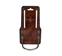 TOURBON - Soporte de cuero para martillo, hacha de jardín, herramientas de mano, para carpinteros, constructores, se adapta a cinturones de 3 pulgadas