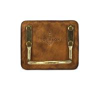 Tourbon - Soporte fijo para martillo de cuero, ligero, cortador de pinzas, herramienta de hacha, trabilla para cinturón (marrón)