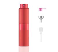 Toureal Aluminio 20ml Atomizador Perfume Recargable, Perfumador Dispensador de Viaje, Spray Pulverizador Pequeño para Colonia (Rojo)