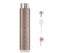 Toureal Aluminio 8ml Atomizador Perfume Recargable, Perfumador Dispensador de Viaje, Spray Pulverizador Pequeño para Colonia (Marrón)