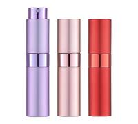 Toureal Atomizador Perfume Recargable 8ml - Miniatura Pulverizador Decants de Colonia - Vaporizador Perfume Recargable Portátil - Mini Spray Perfumero Dosificador Rellenable para Viaje 3PCS
