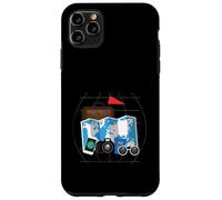 Tourist Spirit Day Costume Camera Pasaporte Guía turística Carcasa para iPhone 11 Pro Max