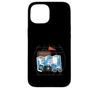 Tourist Spirit Day Costume Camera Pasaporte Guía turística Carcasa para iPhone 15
