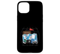 Tourist Spirit Day Costume Camera Pasaporte Guía turística Carcasa para iPhone 15 Plus