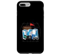 Tourist Spirit Day Costume Camera Pasaporte Guía turística Carcasa para iPhone 7 Plus/8 Plus