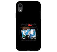 Tourist Spirit Day Costume Camera Pasaporte Guía turística Carcasa para iPhone XR
