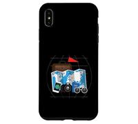 Tourist Spirit Day Costume Camera Pasaporte Guía turística Carcasa para iPhone XS Max