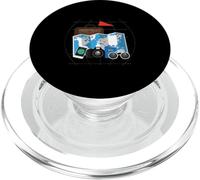 Tourist Spirit Day Costume Camera Pasaporte Guía turística PopSockets PopGrip para MagSafe