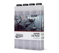 TOURIT Elementos refrigerantes para bolsa isotérmica, mochila isotérmica, reutilizables, adecuados para viajes, 4er Set
