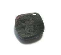 Tourmaline Tumble Stone Small Red Light Green Size: 10mm by Amaryllis