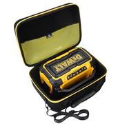 Tourmate DEWALT - Funda rígida aplicable con altavoz Bluetooth, funda de viaje para altavoz de 20 V máximo, DCR010 caja de almacenamiento de altavoces de alcance de 100 pies (solo caja) (negro +