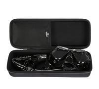 Tourmate Estuche rígido de almacenamiento para Greatever/Ezire/JRing/Aegend/HIKOTEY/Dry Snorkel, estuche de viaje para PIYAZI/Seovediary/Kwambiri/ZipAura máscara de buceo antivaho (solo caja) (negro)