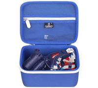 Tourmate Estuche rígido de almacenamiento para linterna frontal DanForce, estuche de viaje para lámpara LED recargable por USB (caja a la venta) (azul y blanco)