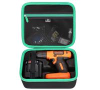 Tourmate Estuche rígido de viaje para taladro inalámbrico BLACK+DECKER de 8 V MAX* con 43 accesorios (BDCD8HDPK) / GardenJoy - Juego de taladro eléctrico inalámbrico con 30 brocas de taladro