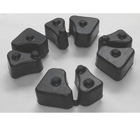 Tourmax Amortiguador de par de la rueda trasera - Honda CBR1100XX Blackbird, negro