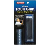 Tourna Grip - Classic Tour Agarre Tenis empuñadura de Recambio Classic Tour Agarre Tenis Grip de Repuesto, Tourna Classic Tour Grip Tennis Replacement Grip Black, Negro