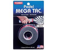 Tourna Pad-MT-BK Overgrip de pádel, Unisex, Negro, 3-Pack