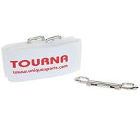 Tourna TGAF Netsportique-Red de Tenis, Color Blanco