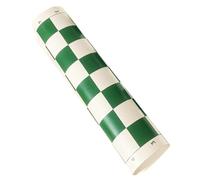 Tournament Chess Mat - Tablero plegable de | 15 x 15 pulgadas Rollable Vinyl Chessboard with Lightweight Construction, Portable Game Board for Travel, Chessboard and Checkers Play