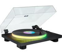 Bigben Interactive Tocadiscos – Plato luminoso, tracción por correa, Bluetooth, efectos luminosos