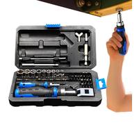 Tournvis Game Game - Magnetic Ratchet ScrewDriver Kit 69 en 1 | Punta de precisión profesional para maquinaria industrial, electricidad, fontanería, electrodomésticos, talleres