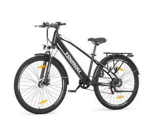 Touroll Bicicleta eléctrica, J1/J1 ST, Autonomía de 100 a 50 km, Motor 36V 45 NM, 15.6Ah Batería Desmontable, Bici electrica Equipada con un Amortiguador Delantero J1