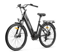 Touroll Bicicleta Eléctrica, MA1 de 26"，Motor Central de 250 W 75 N.M y batería de 36 V 13 Ah, autonomía de 110 km, Freno de Disco hidráulico, Bicicletas eléctricas para Hombres y Mujeres