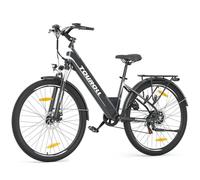 Touroll Bicicleta eléctrica para Adultos, Autonomía de 100km, J1/J2 ST | Motor 45NM, 15.6Ah Batería Desmontable, cambio de 7 marchas, Bicicleta eléctrica de 26/27,5 pulgadas para mujer y hombre