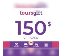 ToursGift Gift Card 150 CAD Key - CANADA