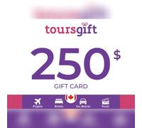ToursGift Gift Card 250 CAD Key - CANADA
