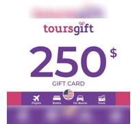 ToursGift Gift Card 250 USD Key - UNITED STATES