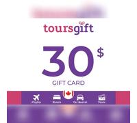 ToursGift Gift Card 30 CAD Key - CANADA