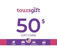 ToursGift Gift Card 50 USD Key - UNITED STATES