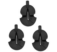 Tourte Style Rubber Mute LQ Industrial 3PCS Tourte Style Black Rubber Silenciador para todos los violines pequeños Violas Ultra Practice Silenciador