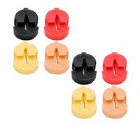 Tourte Style Violin Mute Rubber Silencer para Violín Practice Ligero Duradero Fácil de Transportar (8 PC)