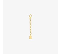 TOUS Alargador de Pulsera para Mujer con Baño de Oro 18 Kt sobre Plata de Primera Ley Basics, 14,5 de Largo, Colección Basics