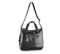 TOUS Amberani Lindsay Negro-negro, Bolso Bandolera Mujer, 34x30.5x18 Cm W X H X L