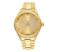 Tous reloj analógico con brazalete de acero ipg dorado y cristales t-logo ref 200351112